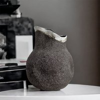 Handgemachte Keramik Vase || Rustikale Glasierte Keramikvase Unikat Minimal Keramikgefäß 003 von raceramicstudio