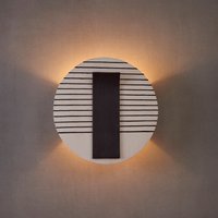 Wandleuchte. Handgefertigtes Rundes Keramiklicht. Schwarzweißes Licht Für Das Zuhause Wandleuchte. Handgefertigtes Rundes Keramiklicht. Schwarzweißes Licht Für Das Zuhause von rachelnadlerceramics