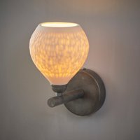 Wandleuchte. Schlafzimmer Bad Wandleuchte .. Wohnzimmer Lampe. Porzellan Wandlampe von rachelnadlerceramics