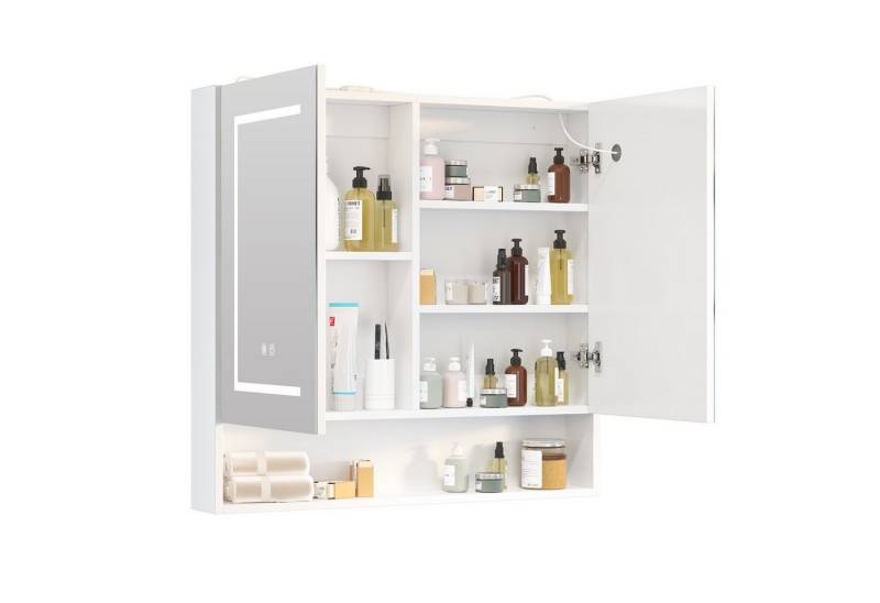 radelldar Badezimmerspiegelschrank Großer LED-Spiegelschrank,Antibilddunstfunktion,Wandmontage,76,2x80 radelldar Badezimmerspiegelschrank Großer LED-Spiegelschrank,Antibilddunstfunktion,Wandmontage,76,2x80 von radelldar