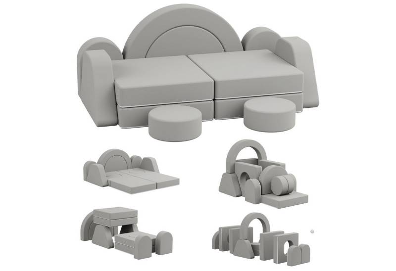 radelldar Kindersofa Modulare Spielsofa, 12 Teile, aus Schaumstoff für Kinder, 2 Sitzplatz, wasserdicht radelldar Kindersofa Modulare Spielsofa, 12 Teile, aus Schaumstoff für Kinder, 2 Sitzplatz, wasserdicht von radelldar