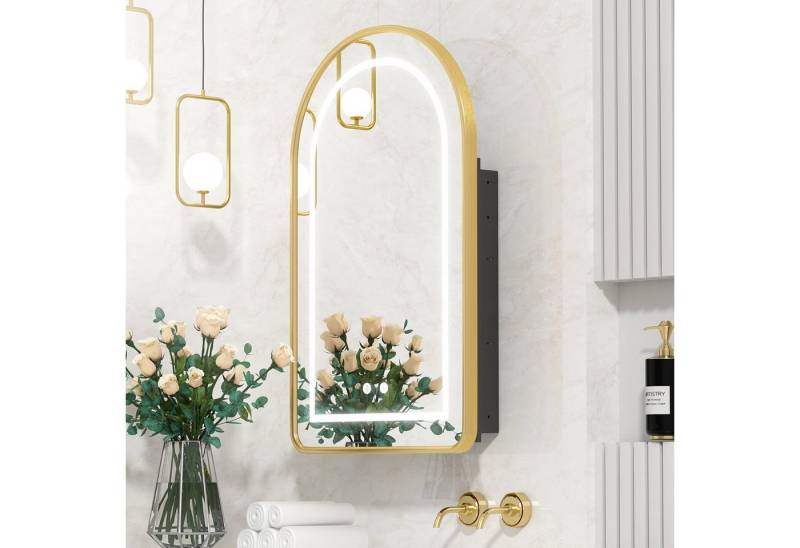 radelldar Spiegelschrank Montagefrei Metall Feuchtigkeitsschutz,80x13x50cm radelldar Spiegelschrank Montagefrei Metall Feuchtigkeitsschutz,80x13x50cm von radelldar