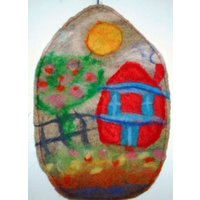 Filz Pino "Osterei", Geschenkidee, Bild Aus Textilvlies." Filz Pino "Osterei", Geschenkidee, Bild Aus Textilvlies." von radugafelt