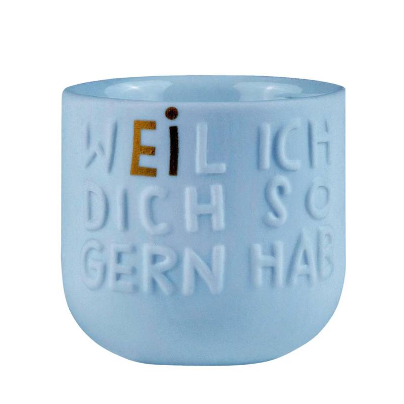räder Dining Eierbecher Weil Ich Dich So Gern Hab Porzellan von räder GmbH