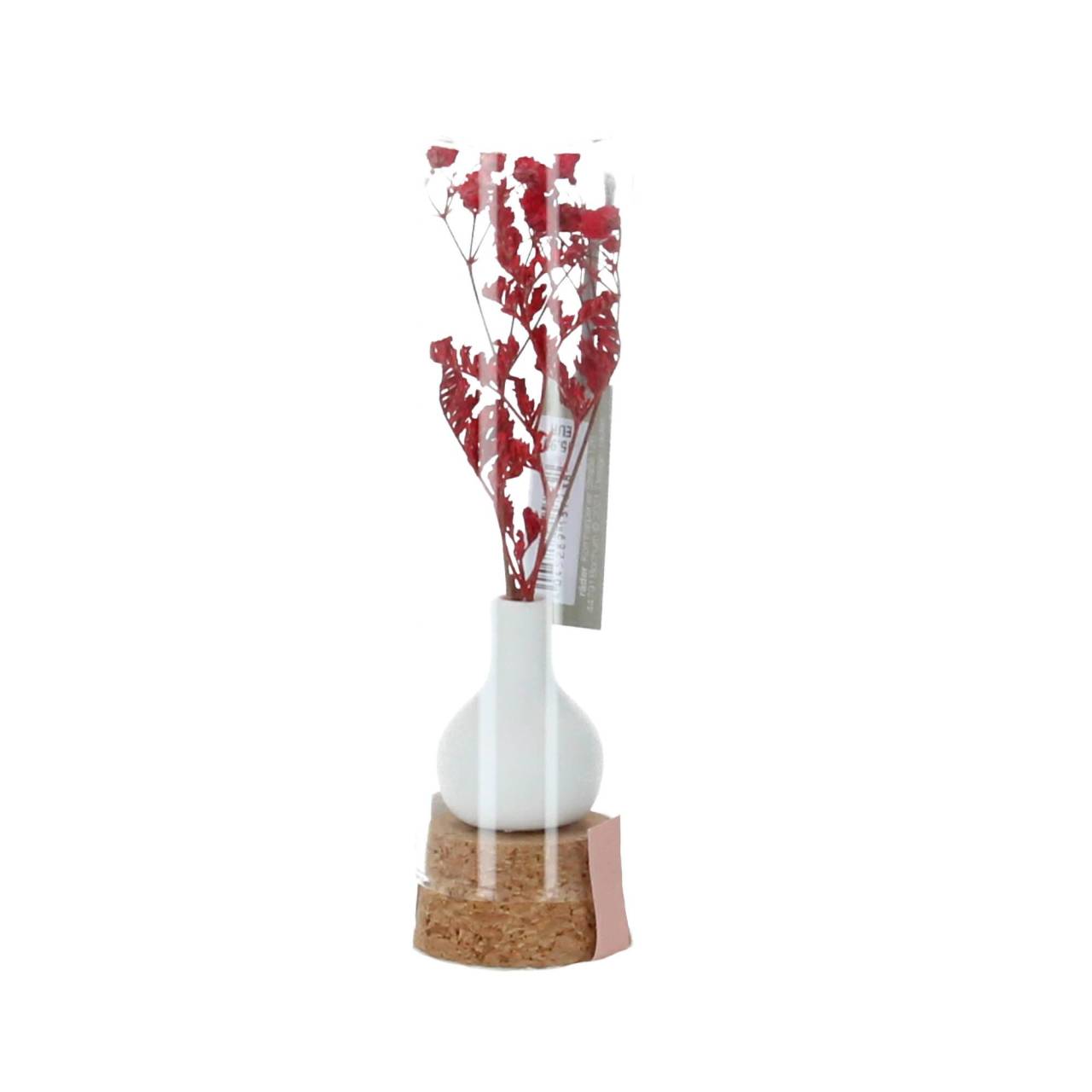 räder Giving Blumengruß Sträußchen Glas rot von räder Design