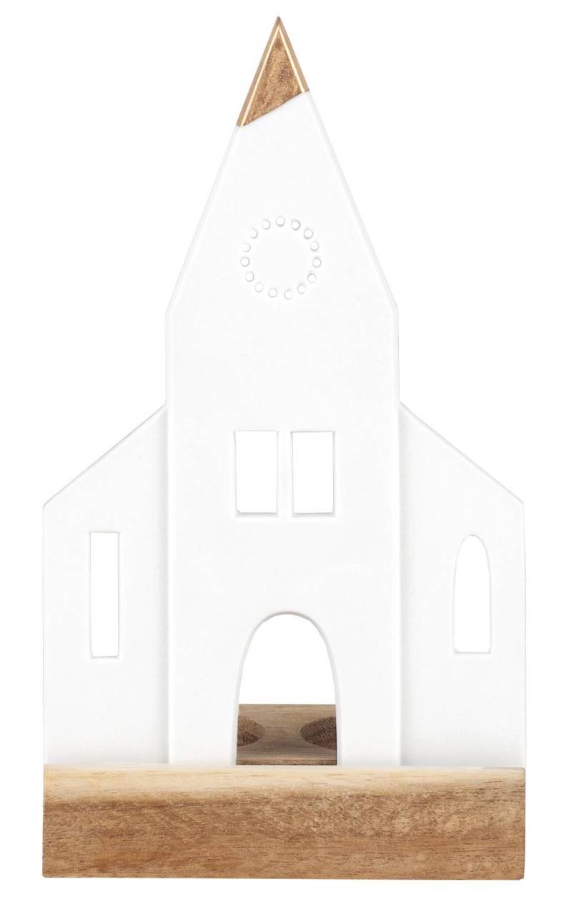 räder Lichtobjekt Kirche Porzellan Teelichthalter Weihnachten von räder Design