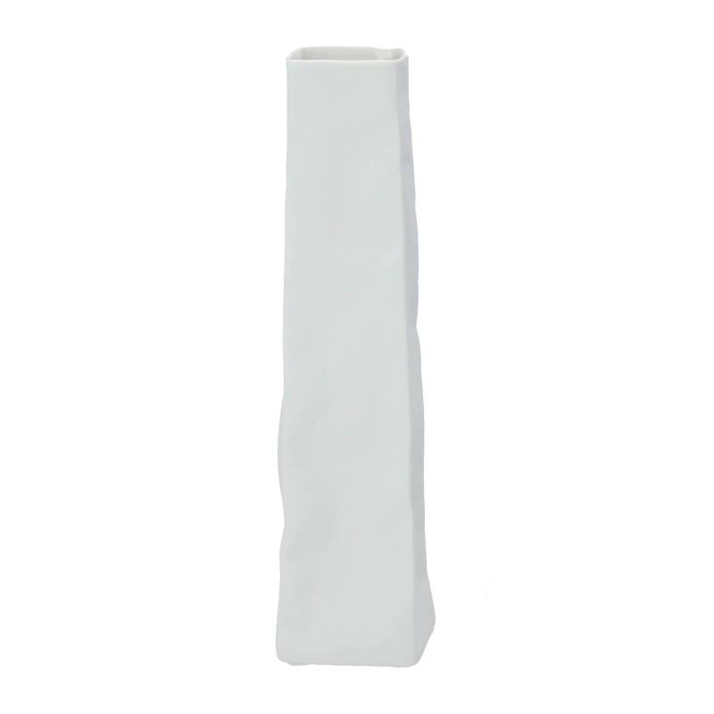räder Living Porzellantütenvase Vase schmal weiß von räder GmbH