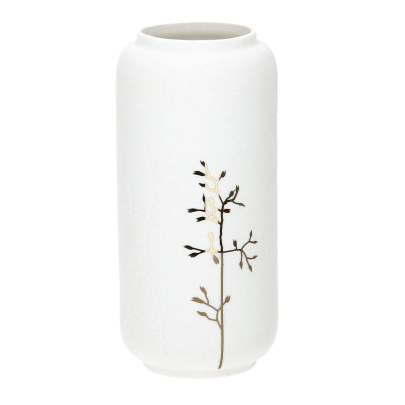 räder Living Vase Goldzweig 215 cm Porzellan weiß gold von räder GmbH