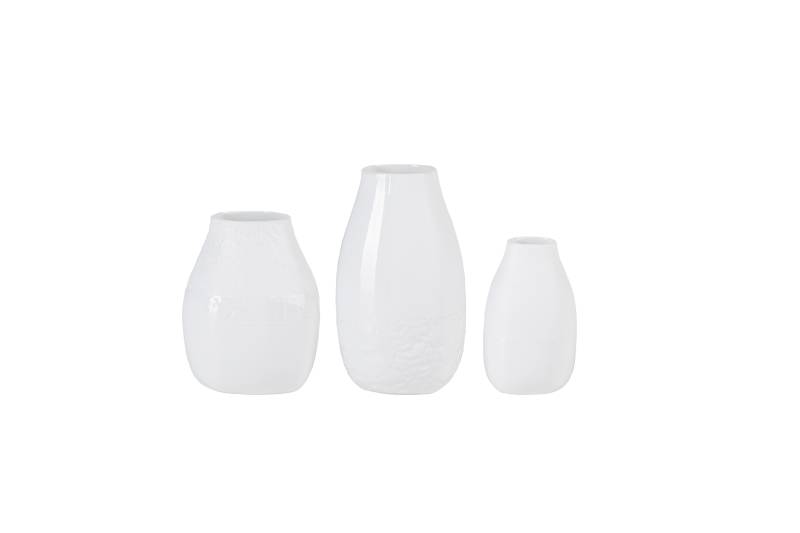 räder Mini Vasen 3er Set Freiform Porzellan weiß 0016479 von räder GmbH