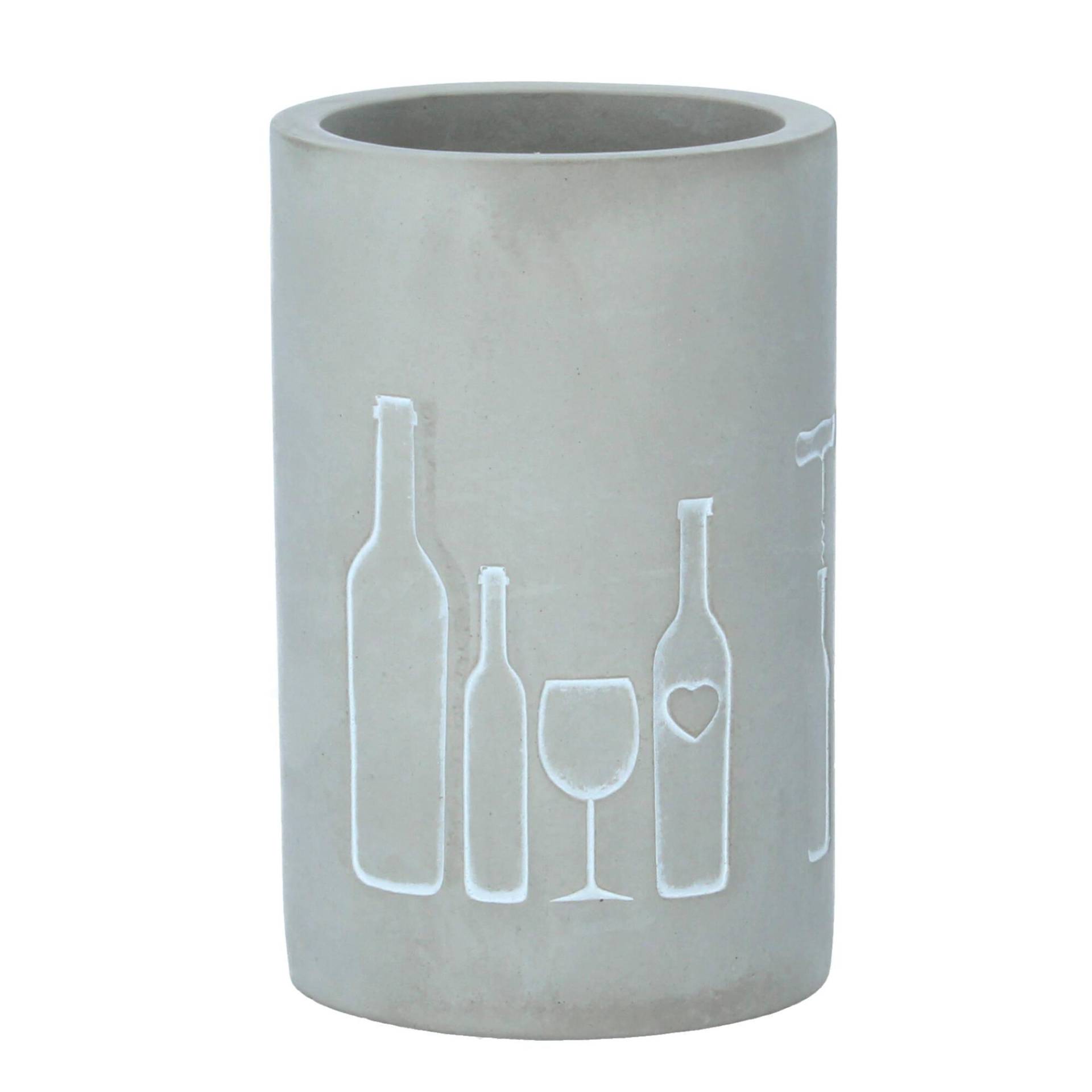 räder PET Flaschenkühler Flaschen 21 cm Beton von räder GmbH