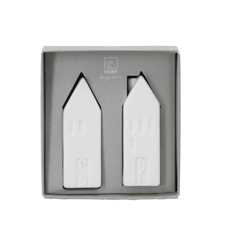 räder Pet Salz- & Pfefferstreuer 2er Set Porzellan weiß von räder GmbH