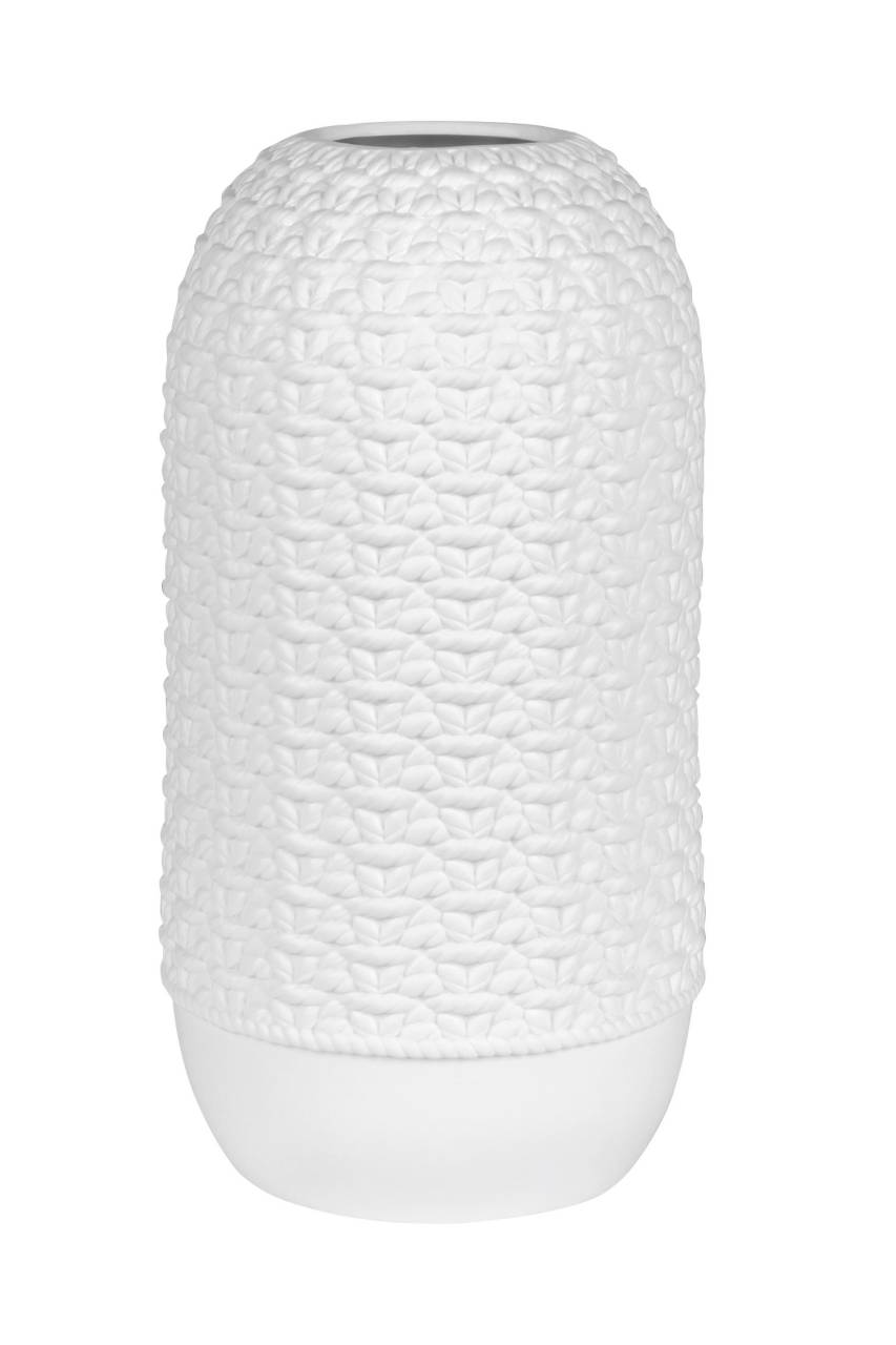 räder Vase Strick groß Porzellan weiß 0017214 von räder Design