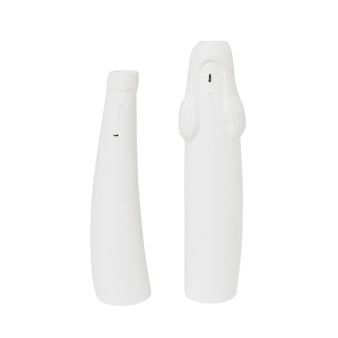 räder Vase Familienbande Vater & Mutter 2er Set weiß 0017537 von räder GmbH