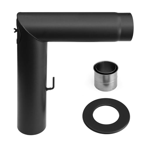 raik Rauchrohr/Ofenrohr-Set 120 mm Durchmesser inkl. Rohrbogen 90° 2-teilig Wandrosette Doppelwandfutter Zugregulierung Schwarz SH058-120-sw raik Rauchrohr/Ofenrohr-Set 120 mm Durchmesser inkl. Rohrbogen 90° 2-teilig Wandrosette Doppelwandfutter Zugregulierung Schwarz SH058-120-sw von raik
