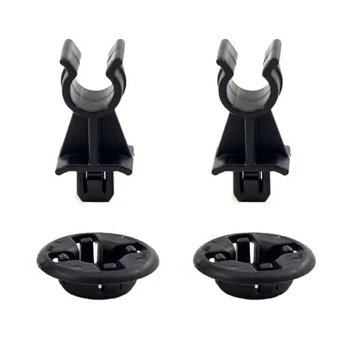 Halteclip-Set, kompatibel mit Nissan Qashqai Dualis J10 Navara D40 Pathfinder R51 Motorhauben-Stützstangen-Klemmhalter 65722EB300 (Color : 4X) von raldh