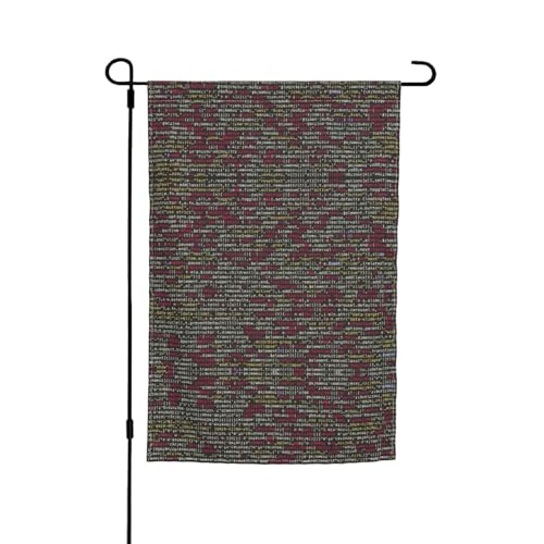 Programmierer Programmiercode Druck Gartenflaggen Urlaub Hof Veranda Outdoor Terrasse Rasen Dekor Flaggen Dekorationen von rannsut