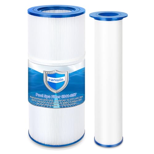 ranwin 6541-397 Pool-Spa-Filterkartusche, kompatibel mit Sundance Filter 880 Serie, Außenfilter 6473-165 mit Innenfilter 6473-164 Whirlpool-Ersatzkartusche von ranwin