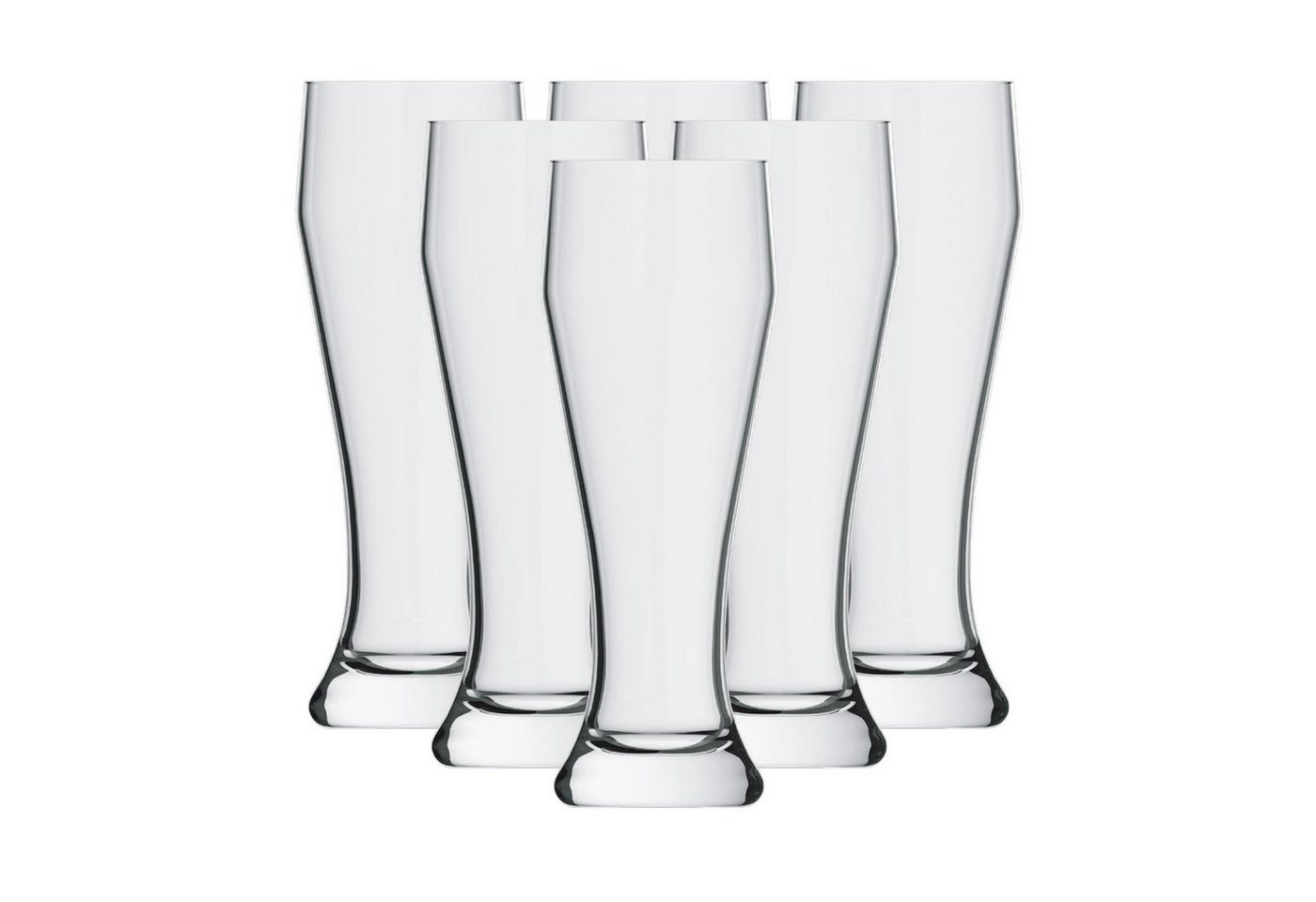 rastal Bierglas Ranft Weizenbiergläser 0,5 l 6er Set, Glas von rastal