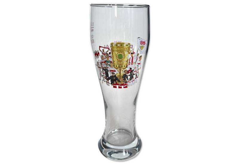 rastal Bierglas VfB Stuttgart Weizenbierglas 2er Set – DFB-Pokalsieger 2025, Glas von rastal