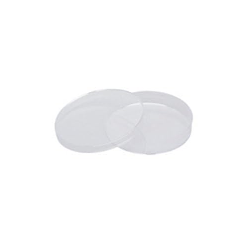 Ratiolab Polystyrol Petrischalen mit Nocken, Sterilisiert, Klar, 90mm Durchmesser, 15mm Höhe, 500 Stück von Ratiolab
