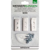 Ratioparts Ersatzmesser und Schraube für Moworx und Worx Mähroboter von ratioparts
