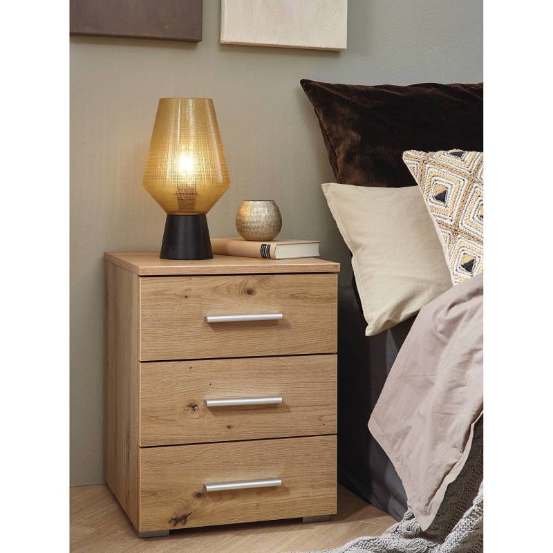home24 Nachtkommode I 52cm Braun/Eiche Artisan Dekor home24 Nachtkommode I 52cm Braun/Eiche Artisan Dekor von home24