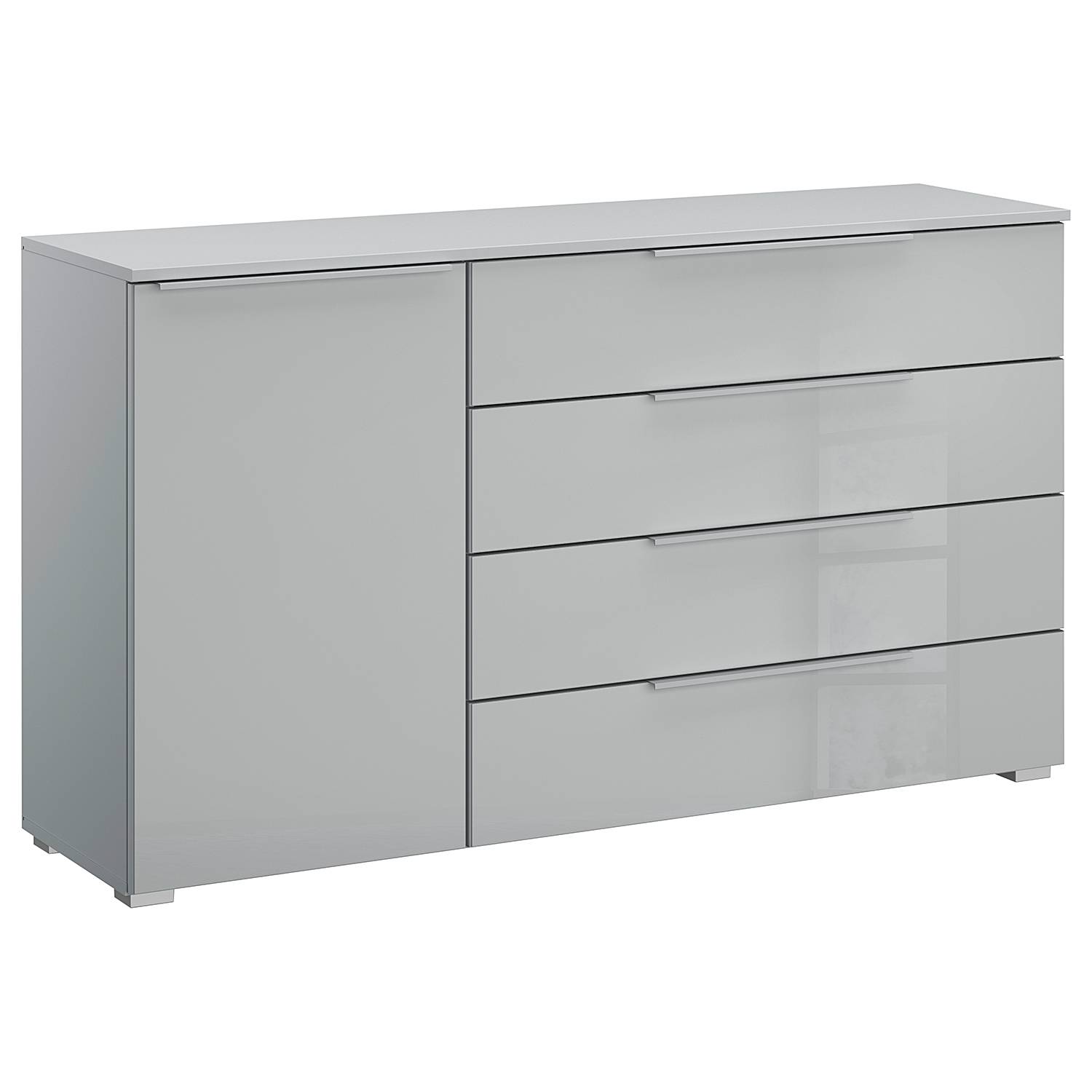 Sideboard Monostar mit Glas von rauch Orange