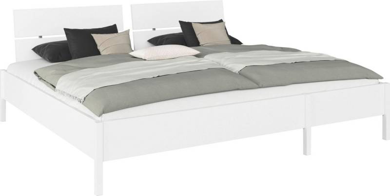 rauch Bett Familienbett XXL Familiengröße Ehebett Doppelbett Co-Sleeping MARE (flexible Umbaumöglichkeit in Einzelbetten), 240x200 cm und 270x200 cm - mit oder ohne Kopfteil MADE IN GERMANY von rauch