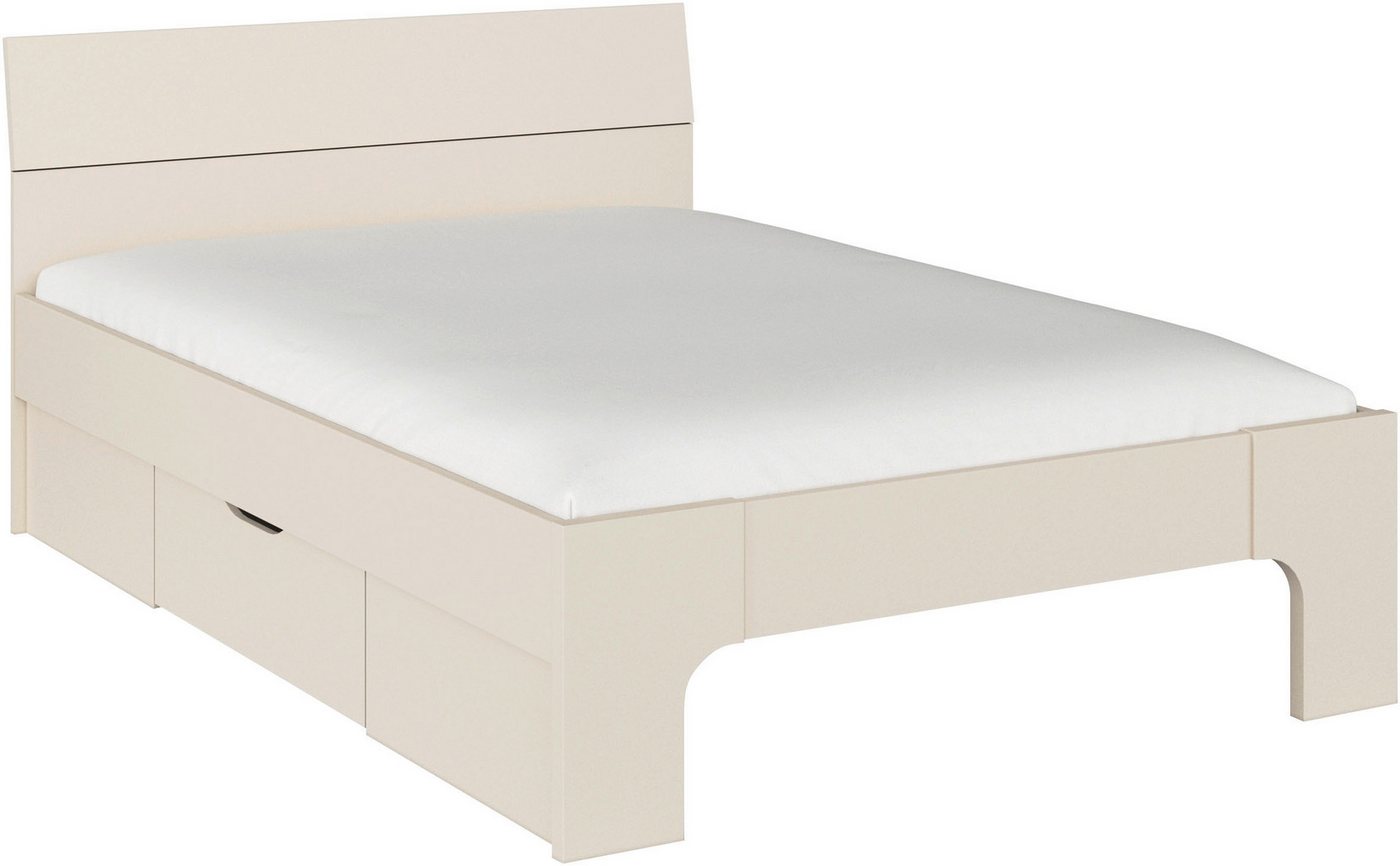 rauch Bett Marlene (Breite 90x200 cm oder 140x200 cm), in 2 Breiten mit geräumigem Schubkasten MADE IN GERMANY von rauch