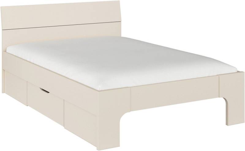 rauch Bett Einzelbett Doppelbett Stauraum Landhausstil MARLENE Breite 120/140 cm (Breite 90x200 cm oder 140x200 cm), in 2 Breiten mit geräumigem Schubkasten MADE IN GERMANY von rauch