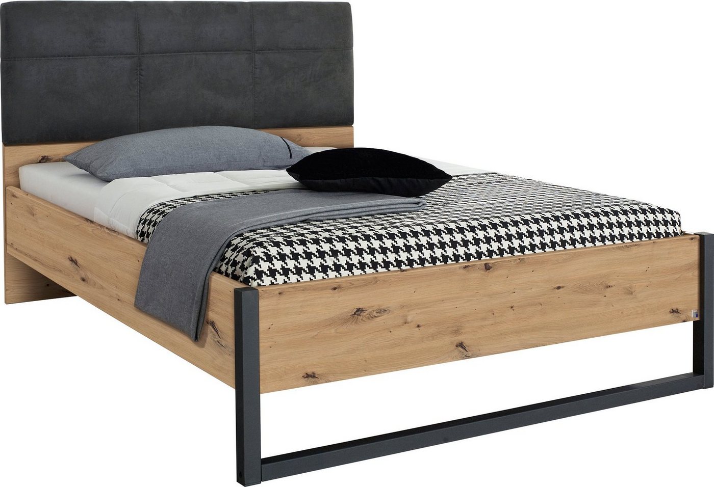 rauch Bett Tampa, im modernen Industrial Style, Bettenkufe aus Metall von rauch