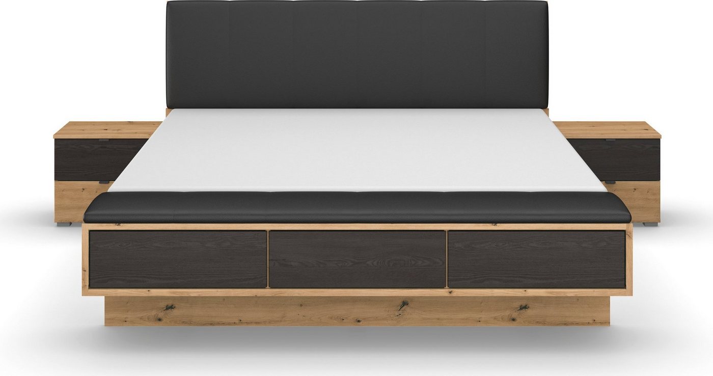 rauch Bettanlage Apollon, (Set, 3-St), mit Bettbank und Nachttisch-Paar, Schubladen mit push-to-open Funktion von rauch