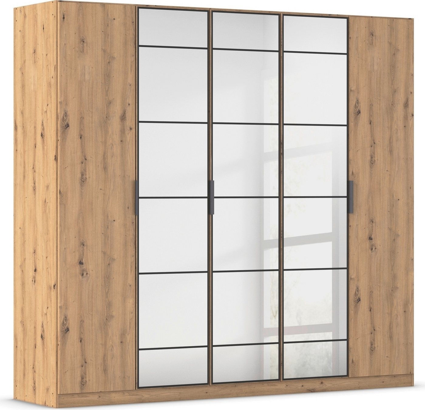 rauch Drehtürenschrank Kleiderschrank Schrank Garderobe Schlafzimmerschrank ACERO Mitteltüren mit Spiegel in moderner Loft-Optik MADE IN GERMANY rauch Drehtürenschrank Kleiderschrank Schrank Garderobe Schlafzimmerschrank ACERO Mitteltüren mit Spiegel in moderner Loft-Optik MADE IN GERMANY von rauch