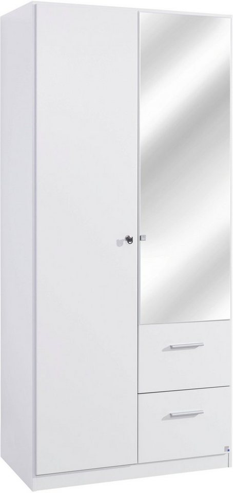 rauch Drehtürenschrank Buchholz (mit Schloss, in Breite 90, 135 und 180 cm) Schubladen mit viel Stauraum mit abschließbaren Türen MADE IN GERMANY von rauch
