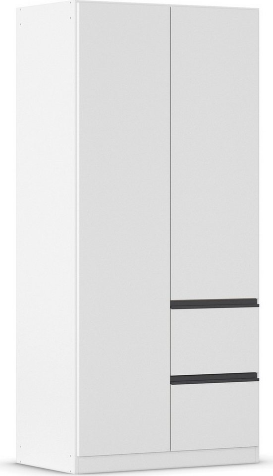 rauch Drehtürenschrank Kleiderschrank Schrank Garderobe Wäscheschrank COSTA Breite 91 cm grifflose Front mit Push-to-Open Funktion MADE IN GERMANY von rauch