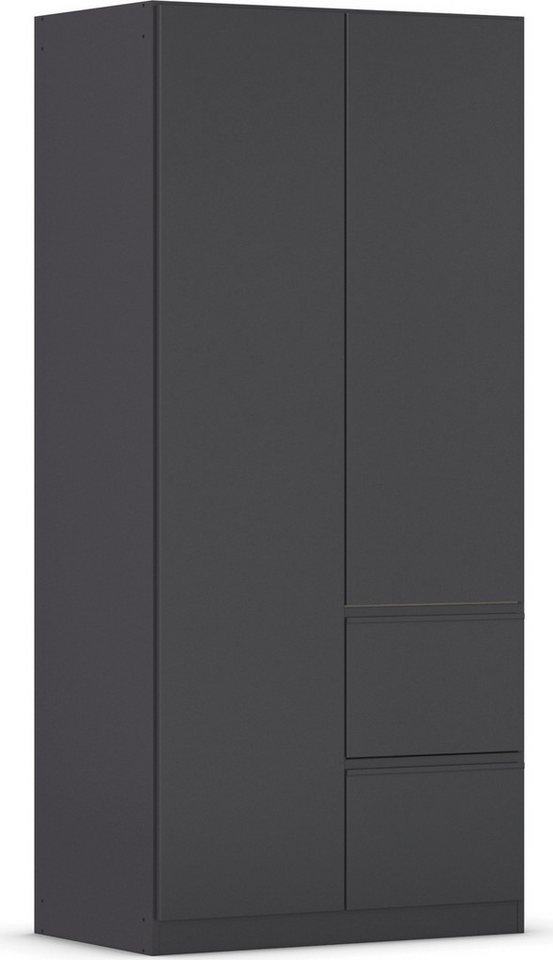 rauch Drehtürenschrank Kleiderschrank Schrank Garderobe Wäscheschrank COSTA Breite 91 cm grifflose Front mit Push-to-Open Funktion MADE IN GERMANY von rauch