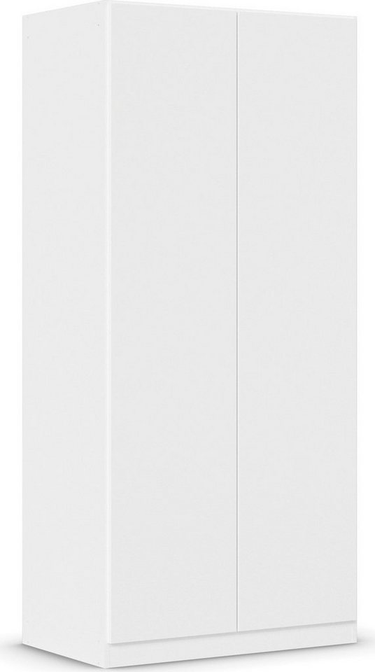 rauch Drehtürenschrank Kleiderschrank Schrank Garderobe Wäscheschrank COSTA Breite 91 cm mit griffloser Front und Push-to-Open Funktion MADE IN GERMANY von rauch