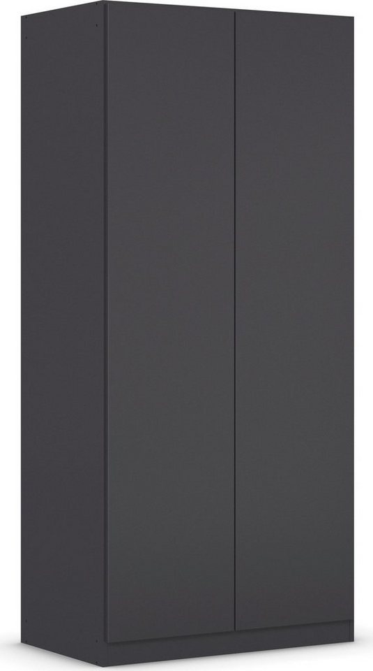 rauch Drehtürenschrank Kleiderschrank Schrank Garderobe Wäscheschrank COSTA Breite 91 cm mit griffloser Front und Push-to-Open Funktion MADE IN GERMANY von rauch