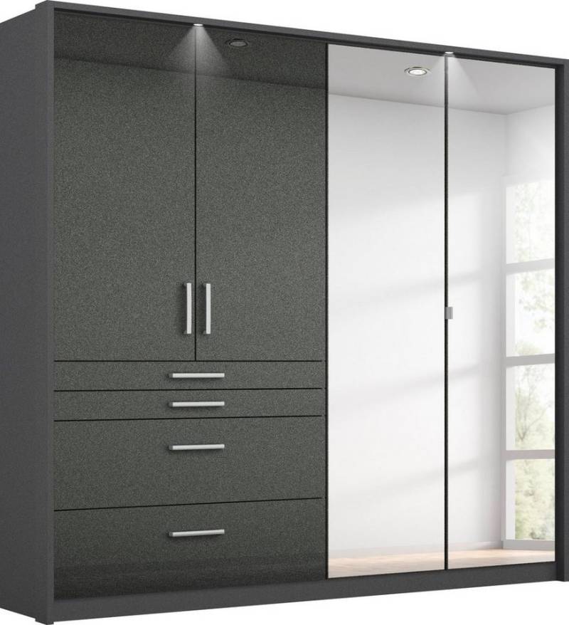 rauch Drehtürenschrank Kleiderschrank Schrank Garderobe Garderobenschrank Topseller HOMBURG inkl. Passepartout, oberer Schubkasten mit Einteilung MADE IN GERMANY von rauch