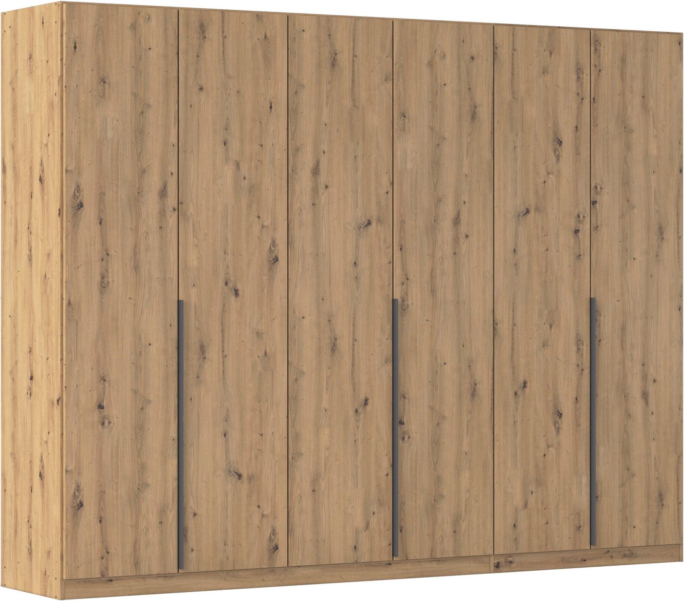 rauch Drehtürenschrank Kleiderschrank Schrank Garderobe AGORDO TOPSELLER Schlafzimmer (in zwei Griff-Farben mit Dekor- oder Hochglanzfront) durchdachte Innenausstattung, in 6 Breiten und 2 Höhen MADE IN GERMANY von rauch