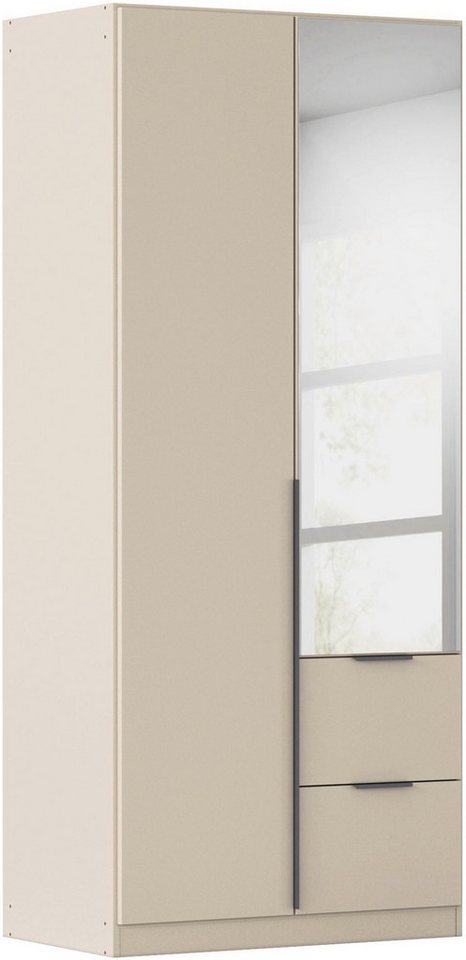 rauch Drehtürenschrank Kleiderschrank Schrank Garderobe AGORDO mit Dekor- oder Hochglanzfront (in zwei Griff-Farben mit Dekor- oder Hochglanzfront) mit Außenschubkästen, in 6 Breiten und 2 Höhen MADE IN GERMANY von rauch