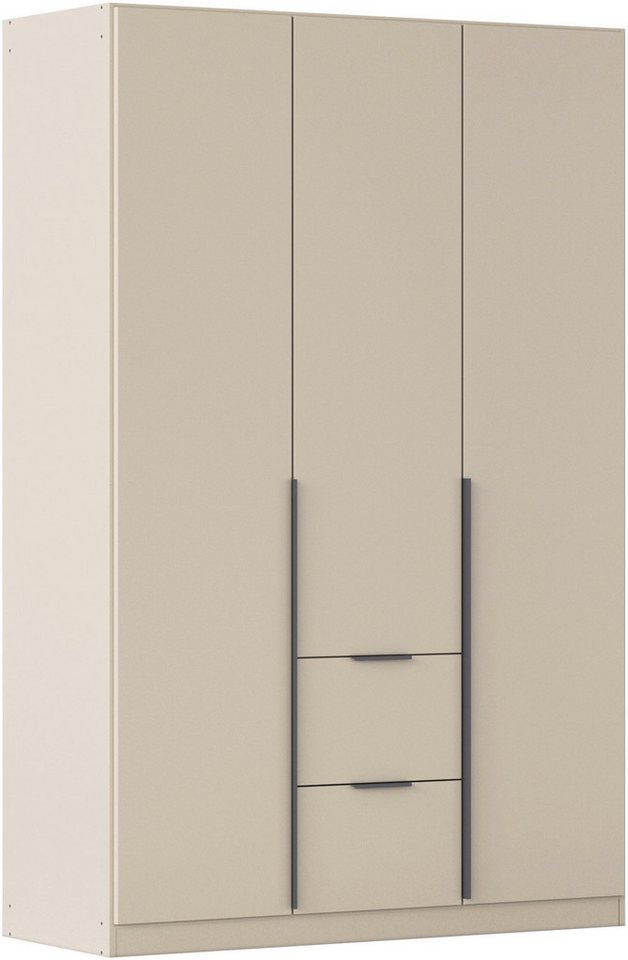 rauch Drehtürenschrank Kleiderschrank Schrank Garderobe AGORDO mit Dekor- oder Hochglanzfront (in zwei Griff-Farben mit Dekor- oder Hochglanzfront) mit Außenschubkästen, in 6 Breiten und 2 Höhen MADE IN GERMANY von rauch