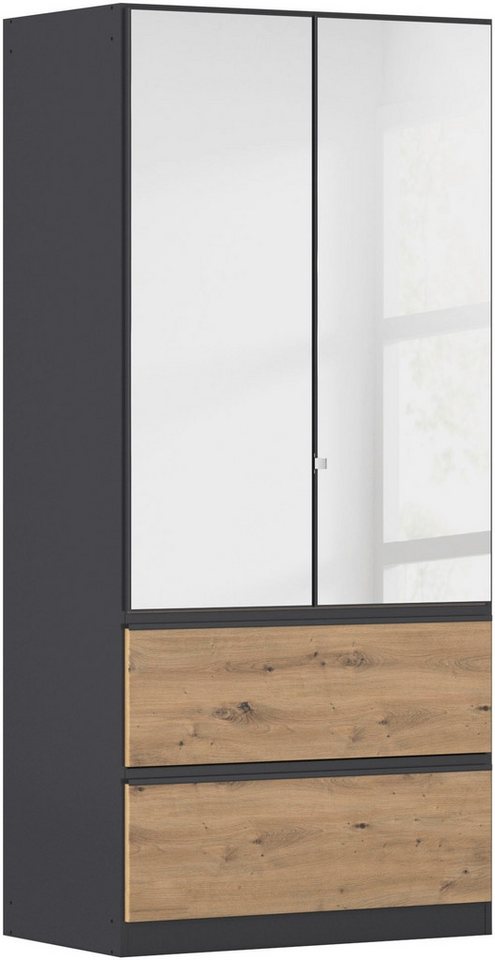 rauch Drehtürenschrank Kleiderschrank Schrank Garderobe Wäscheschrank COSTA in 3 Breiten mit Spiegel, grifflose Front und Push-to-Open Funktion MADE IN GERMANY rauch Drehtürenschrank Kleiderschrank Schrank Garderobe Wäscheschrank COSTA in 3 Breiten mit Spiegel, grifflose Front und Push-to-Open Funktion MADE IN GERMANY von rauch