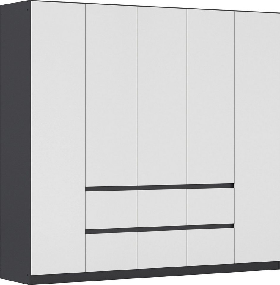 rauch Drehtürenschrank Kleiderschrank Schrank Garderobe Garderobenschrank MAINZ grifflose Front, Außentüren mit Push-to-Open Funktion MADE IN GERMANY von rauch