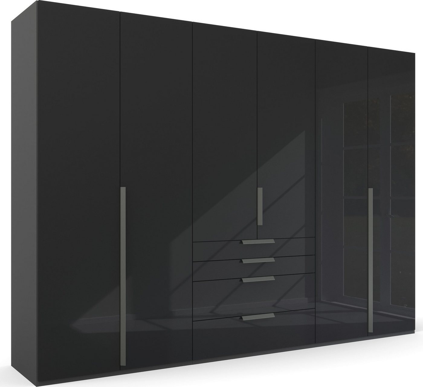 rauch Drehtürenschrank Purisma mit Glasfront, Schubladen und umfangreichem Zubehör, mit Soft-Close rauch Drehtürenschrank Purisma mit Glasfront, Schubladen und umfangreichem Zubehör, mit Soft-Close von rauch