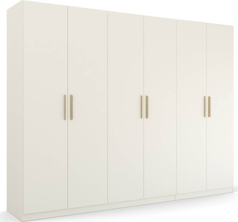 rauch Kleiderschrank Skandi by Quadra Spin Schlafzimmerschrank im Landhaus-Stil mit Massivholzgriffen aus Wildeiche von rauch