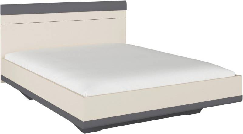 rauch Futonbett Bett Doppelbett Holzbett SAJO, mit Farb-Absetzungen in komfortabler Sitzhöhe MADE IN GERMANY von rauch