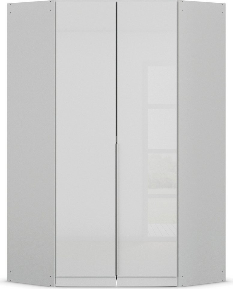 rauch Eckkleiderschrank Kleiderschrank Schrank Ankleidezimmer Schlafzimmer Garderobe AGORDO (in zwei Griff-Farben) mit Glastüren, voll ausgestattet mit viel Stauraum MADE IN GERMANY von rauch