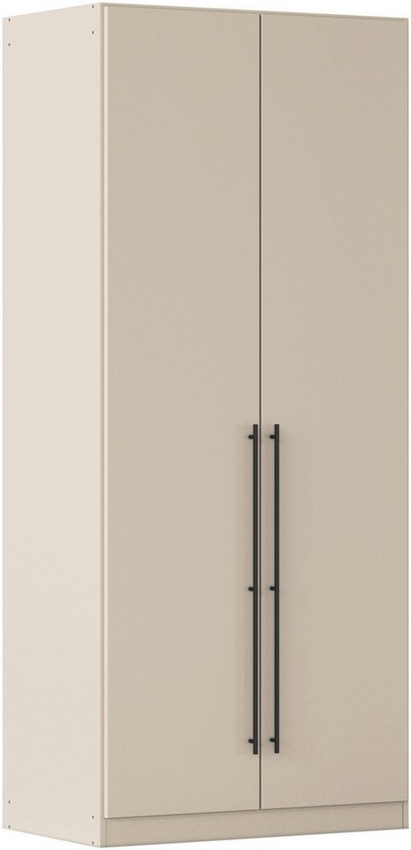 rauch Kleiderschrank Drehtürenschrank Schrank Garderobe Wäscheschrank Schlafzimmer AVOLA (in 3 verschiedenen Ausstattungen BASIC/CLASSIC/PREMIUM) mit hochwertigen Stangengriffen in Schwarz aus Metall MADE IN GERMANY von rauch