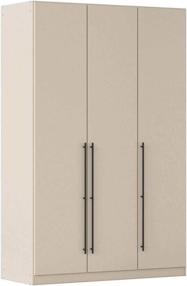 rauch Kleiderschrank Drehtürenschrank Schrank Garderobe Wäscheschrank Schlafzimmer AVOLA (in 3 verschiedenen Ausstattungen BASIC/CLASSIC/PREMIUM) mit hochwertigen Stangengriffen in Schwarz aus Metall MADE IN GERMANY von rauch
